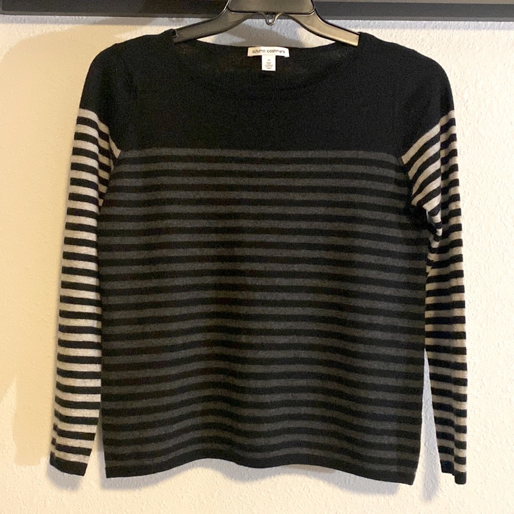 Autumn Cashmere boat neck sweater, M